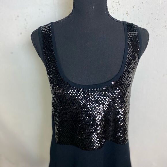 #155 YOANA BARASCHI Sequin Knit Tank Top - Picture 10 of 13